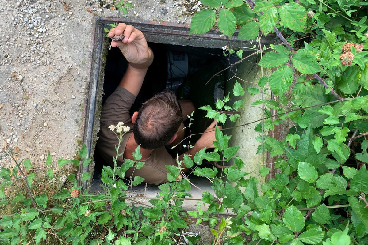 Mentés aknából. Fotó: Daniel Jablonski